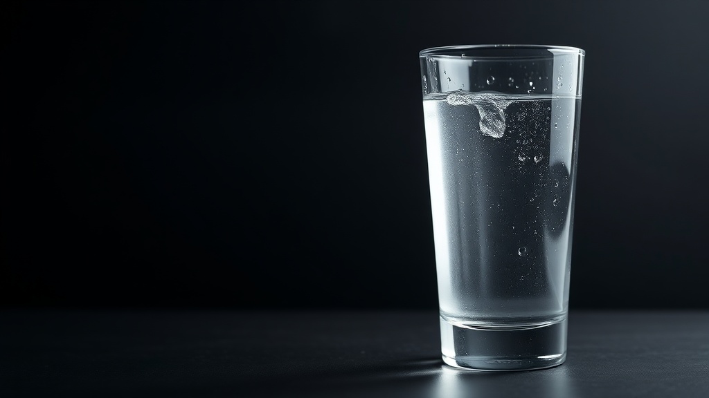 건강한 수분 섭취 습관을 위해 물병을 들고 있는 모습